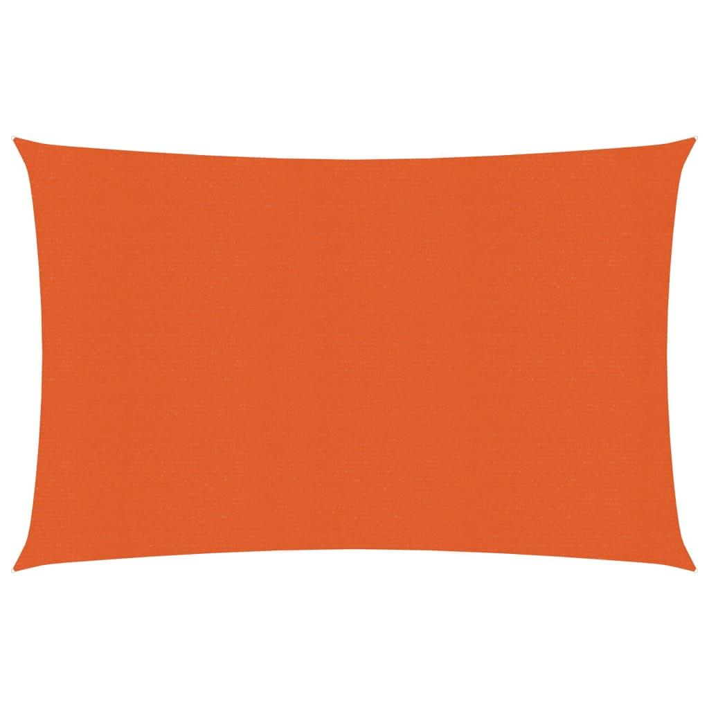 Berkfield Sunshade Sail 160 g/må_ Orange 3.5x4.5 m HDPE