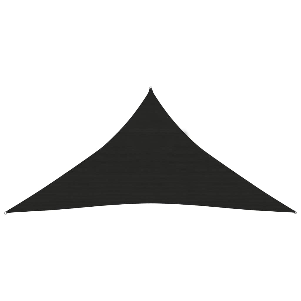 Berkfield Sunshade Sail 160 g/m�__ Black 5x6x6 m HDPE
