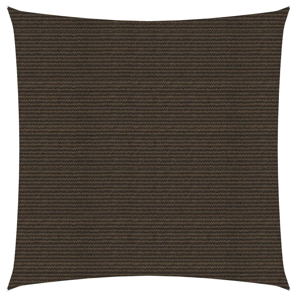 Berkfield Sunshade Sail 160 g/må_ Brown 2x2 m HDPE