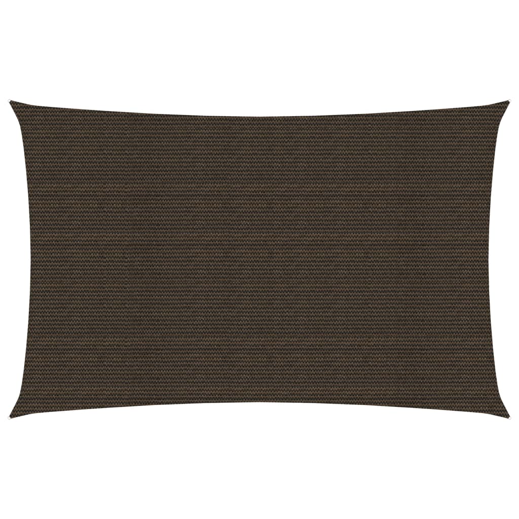 Berkfield Sunshade Sail 160 g/m�__ Brown 3x5 m HDPE