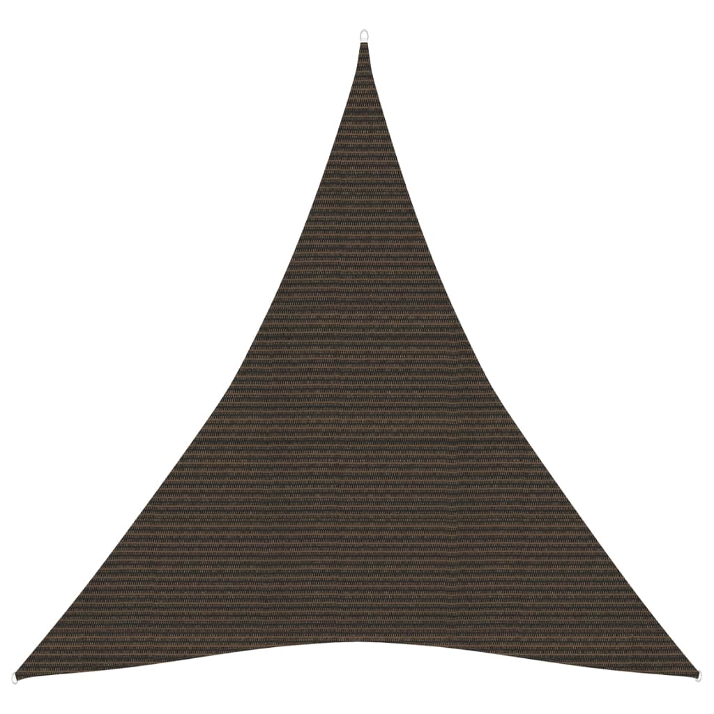 Berkfield Sunshade Sail 160 g/m�__ Brown 5x6x6 m HDPE