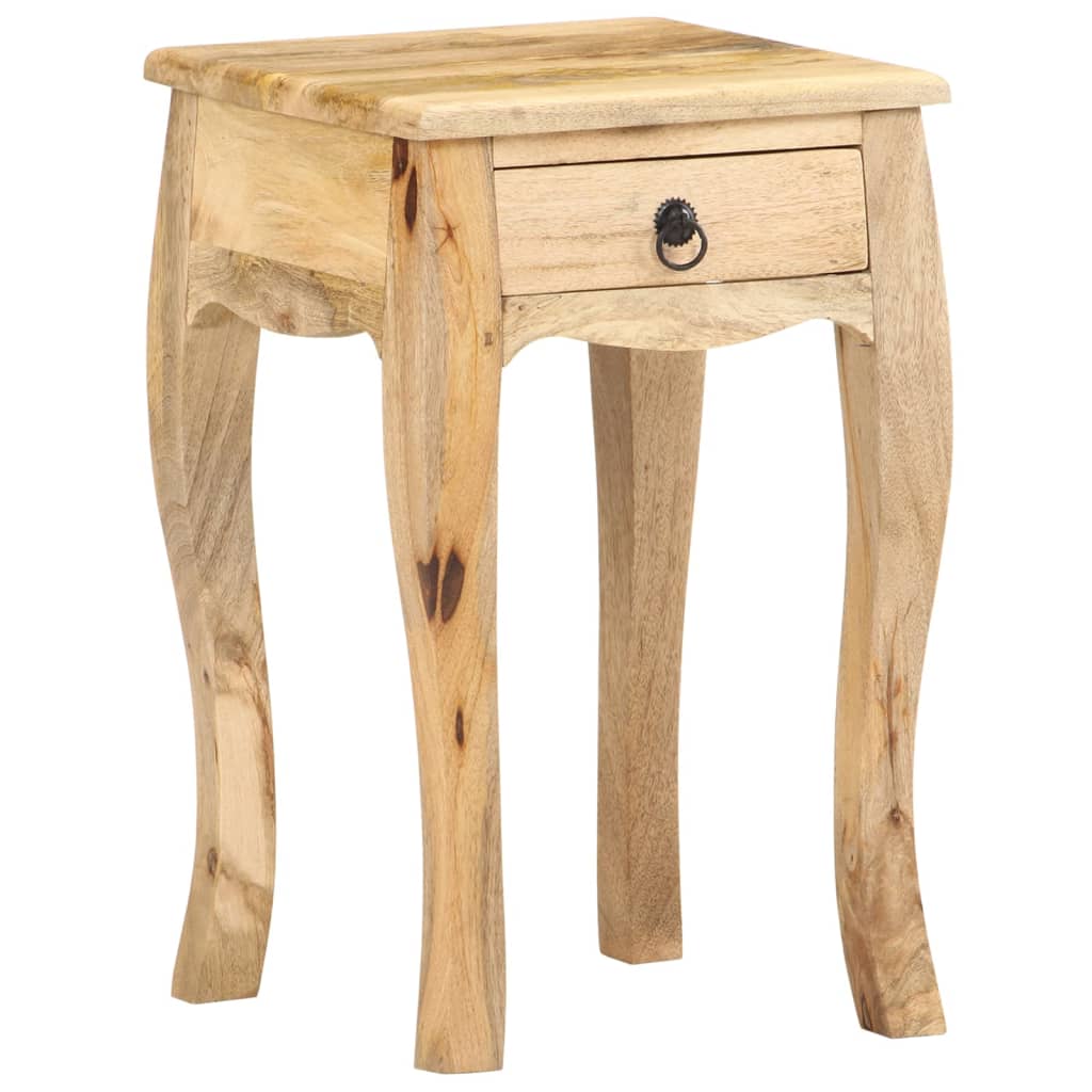 Berkfield Bed Cabinet 28x28x46 cm Solid Mango Wood