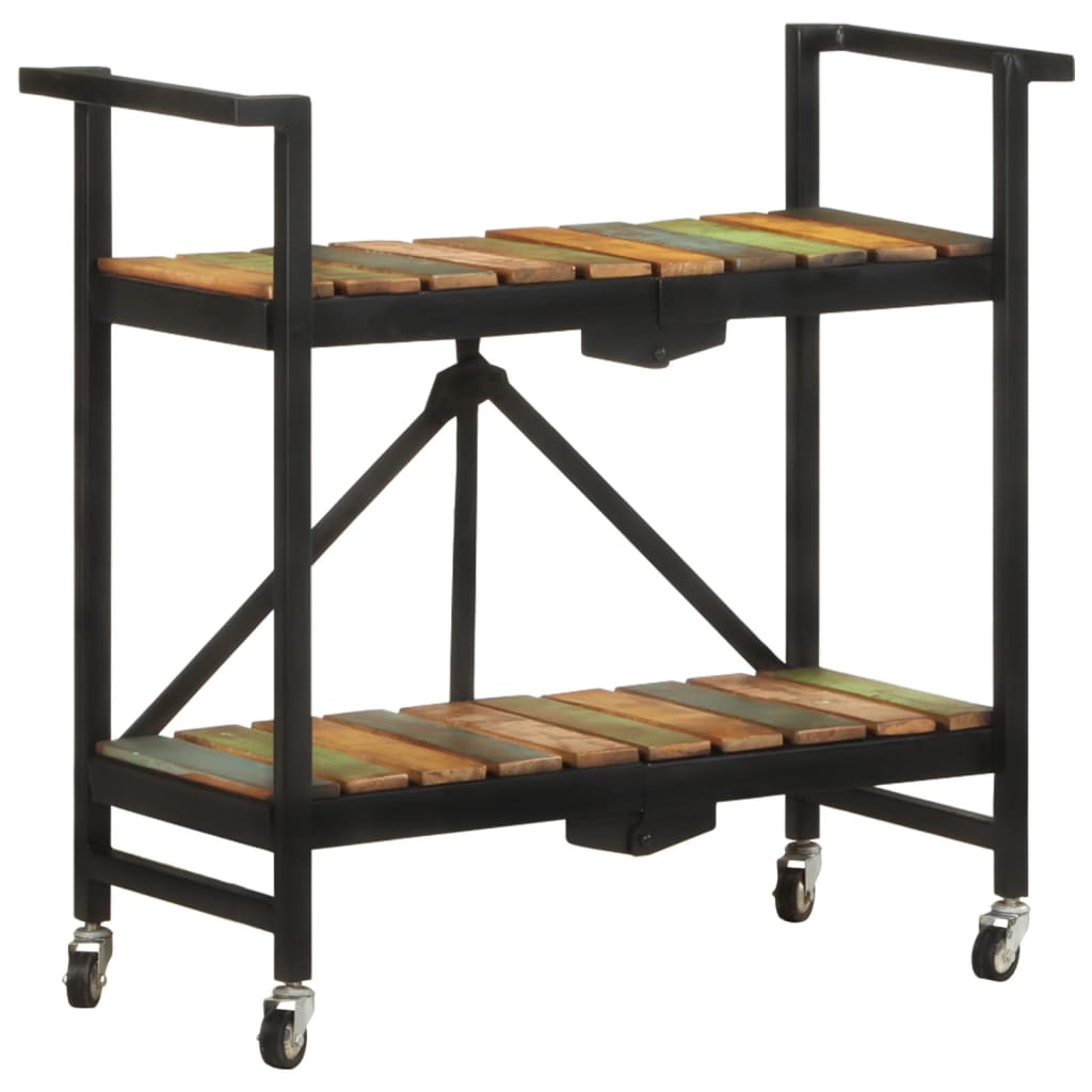 Berkfield Kitchen Trolley 87x36x81 cm Solid Reclaimed Wood