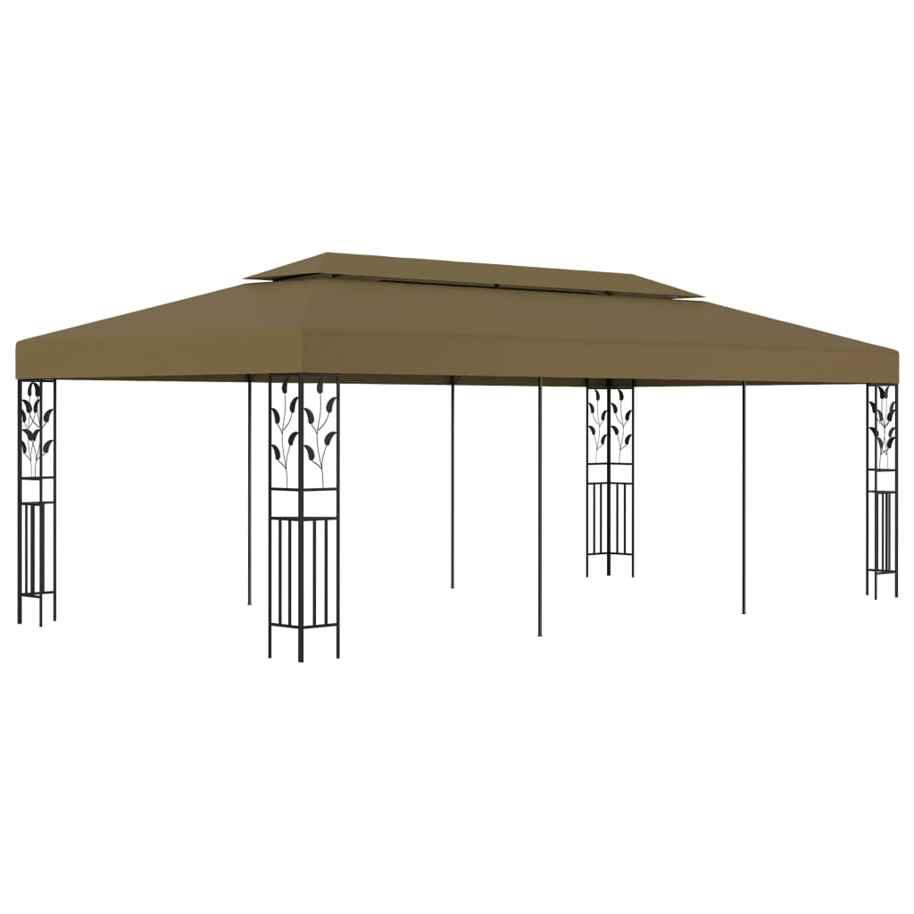 Berkfield Gazebo 6x3 m Taupe 180 g/m�__
