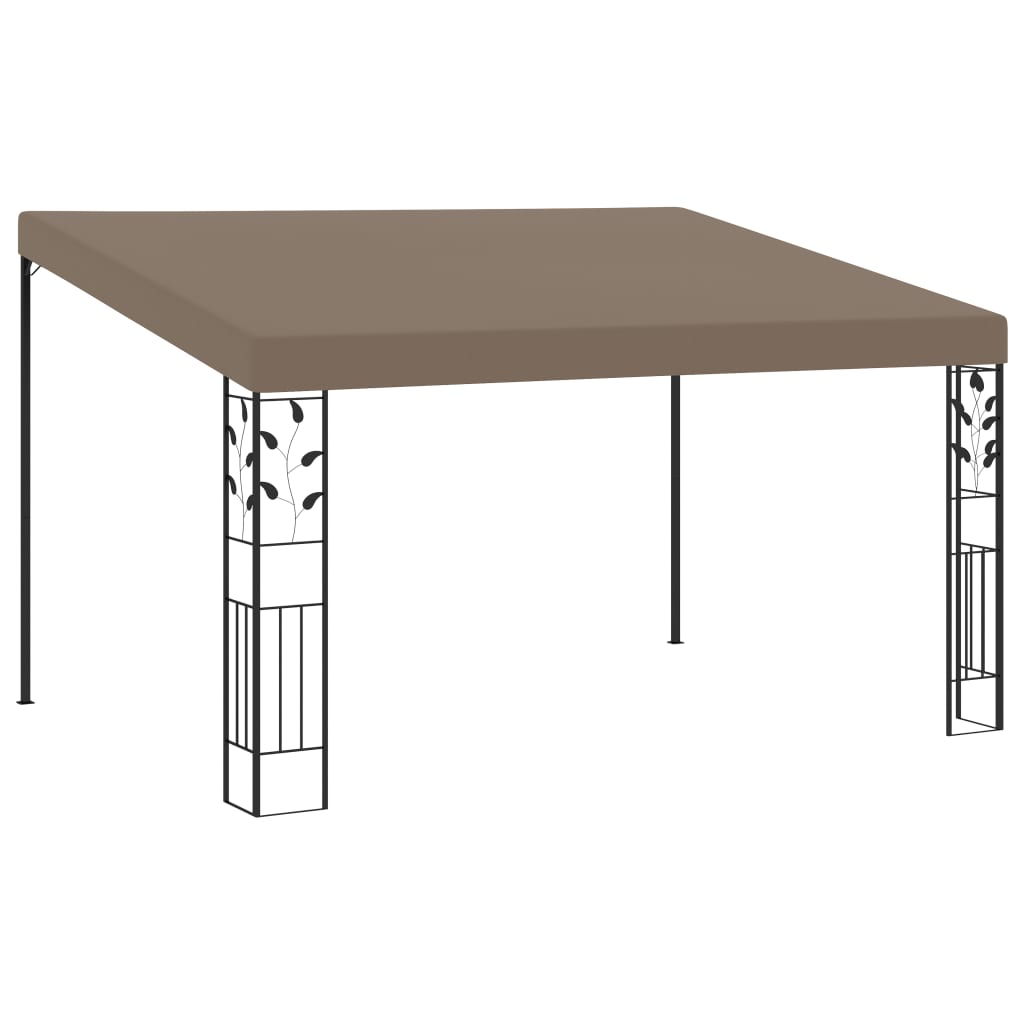 Berkfield Wall-mounted Gazebo 4x3x2.5 m Taupe