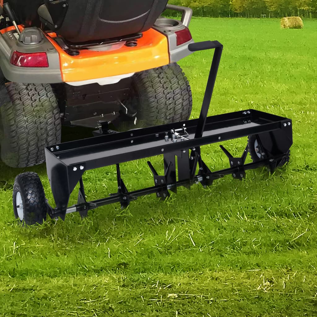 Berkfield Lawn Aerator for Ride-on Mower 102 cm