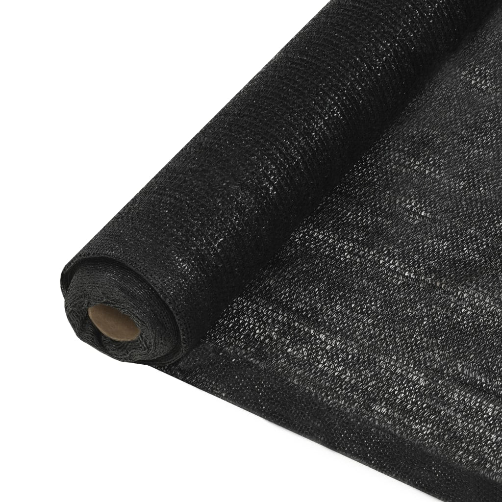 Berkfield Privacy Net HDPE 1.5x25 m Black 150 g/må_