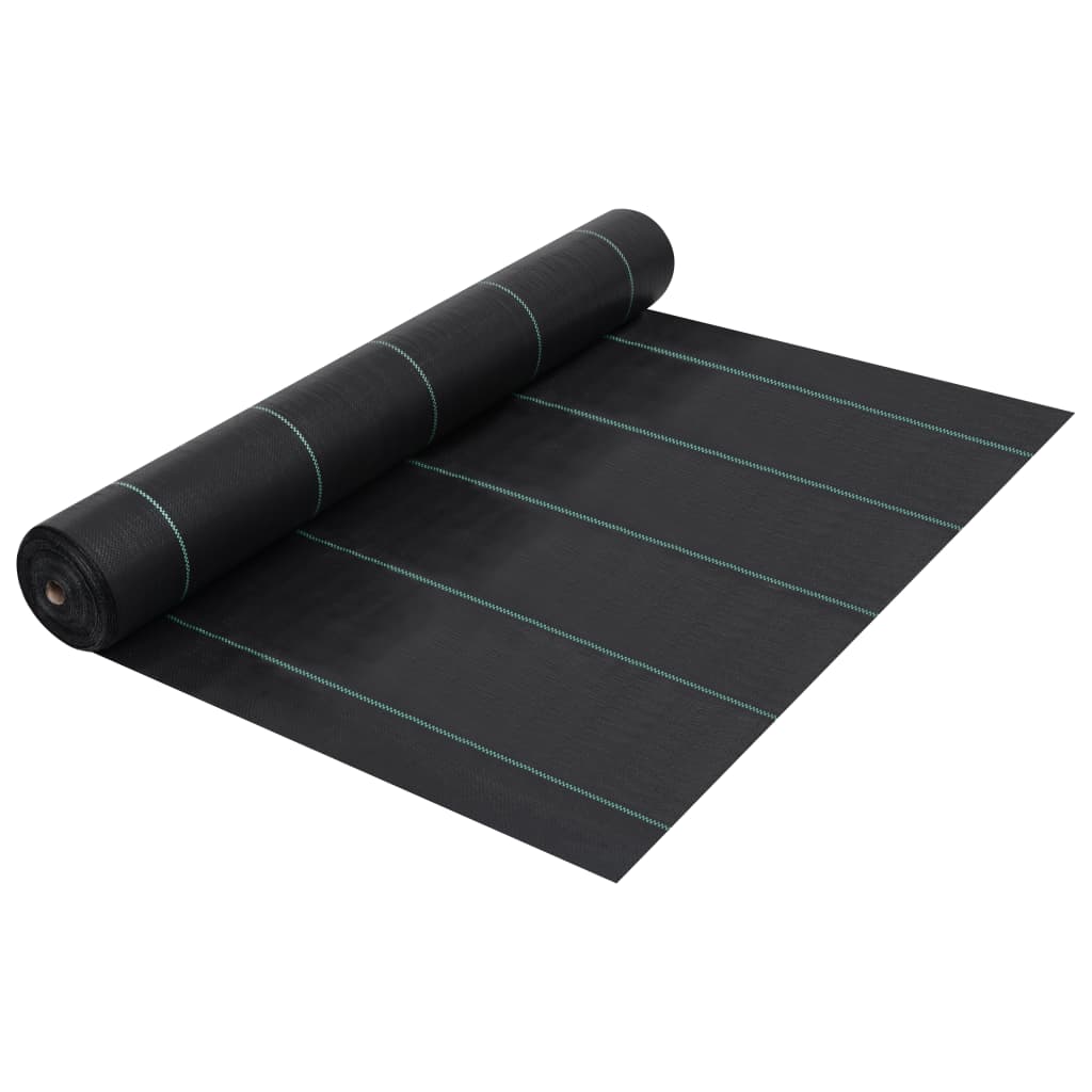 Berkfield Weed & Root Control Mat Black 1x50 m PP