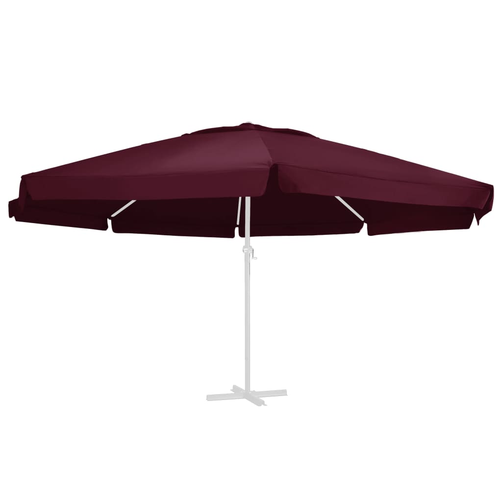 Berkfield Replacement Fabric for Outdoor Parasol Bordeaux Red 600 cm