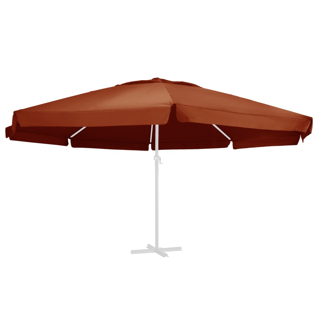Berkfield Replacement Fabric for Outdoor Parasol Terracotta 600 cm