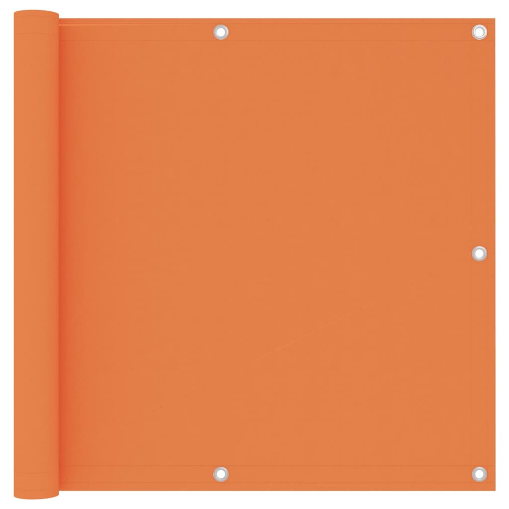 Berkfield Balcony Screen Orange 90x600 cm Oxford Fabric