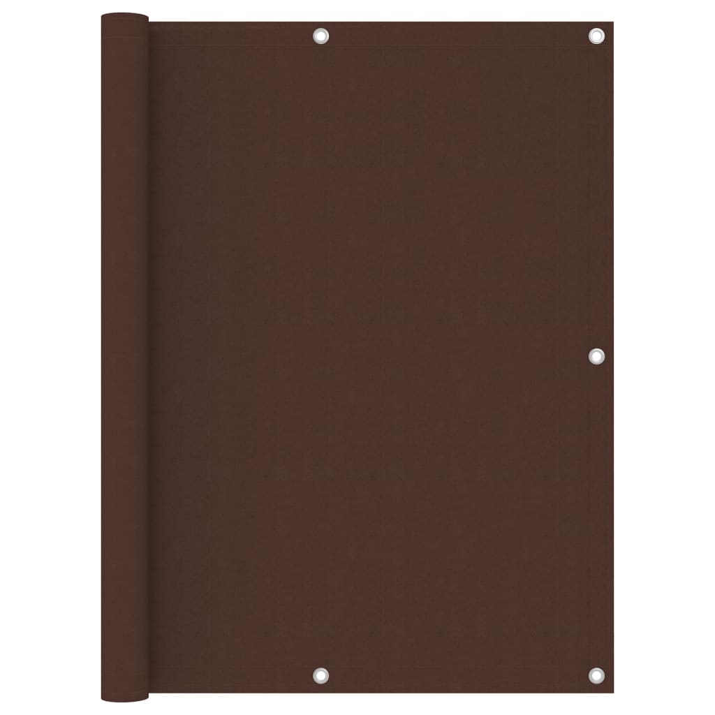 Berkfield Balcony Screen Brown 120x300 cm Oxford Fabric