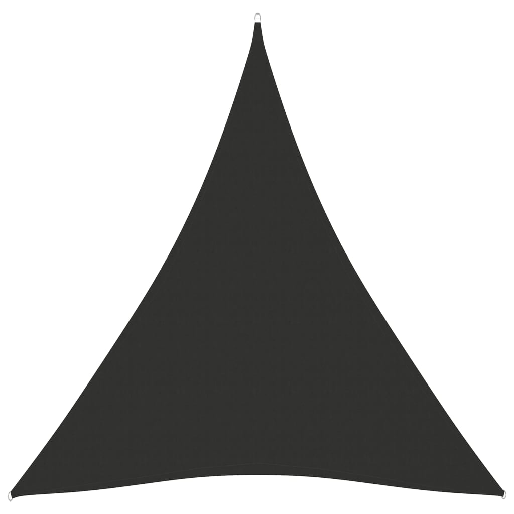 Berkfield Sunshade Sail Oxford Fabric Triangular 5x6x6 m Anthracite