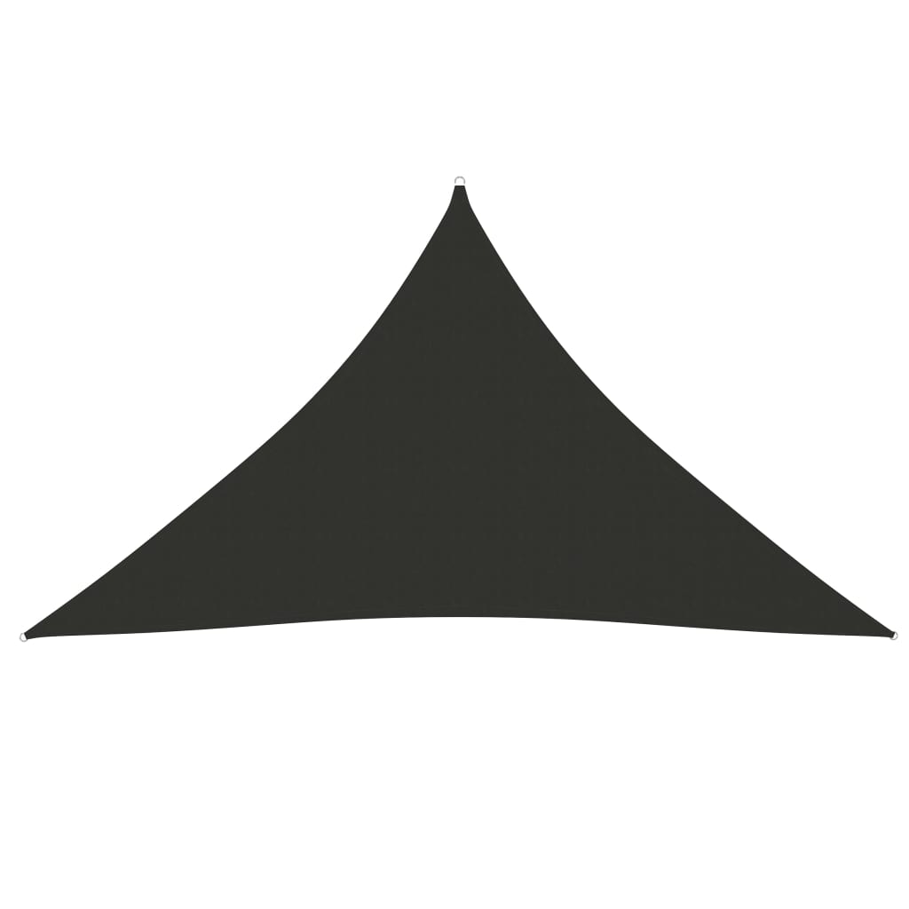 Berkfield Sunshade Sail Oxford Fabric Triangular 5x5x6 m Anthracite