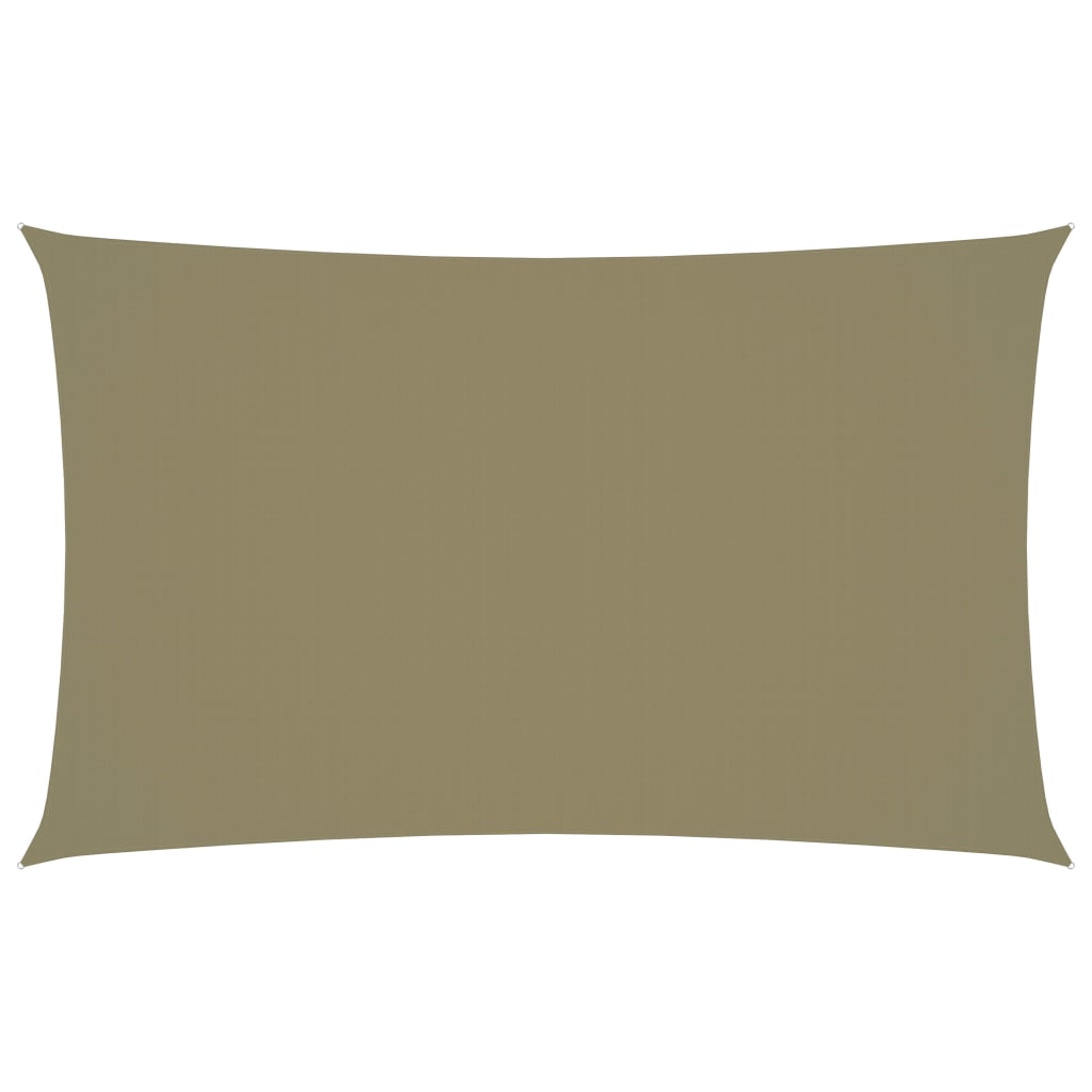 Berkfield Sunshade Sail Oxford Fabric Rectangular 3x6 m Beige