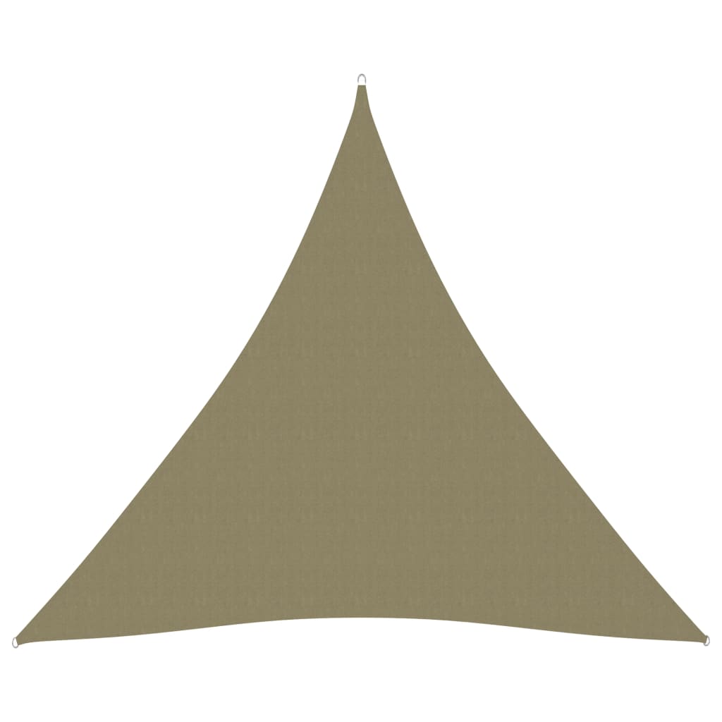Berkfield Sunshade Sail Oxford Fabric Triangular 4.5x4.5x4.5 m Beige