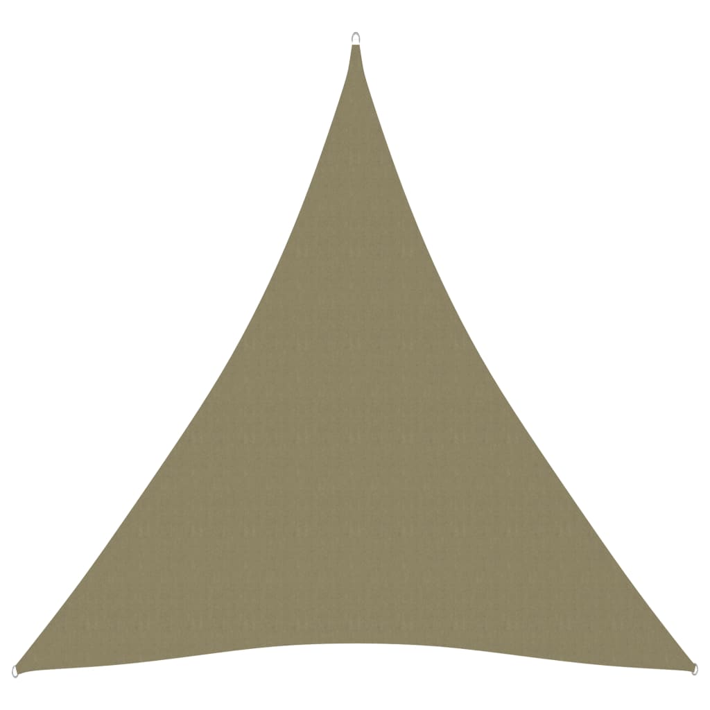 Berkfield Sunshade Sail Oxford Fabric Triangular 5x6x6 m Beige