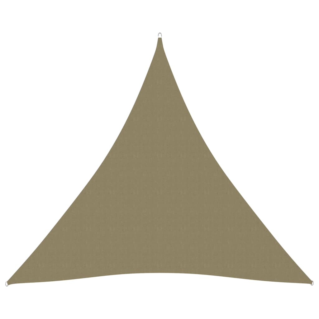 Berkfield Sunshade Sail Oxford Fabric Triangular 6x6x6 m Beige