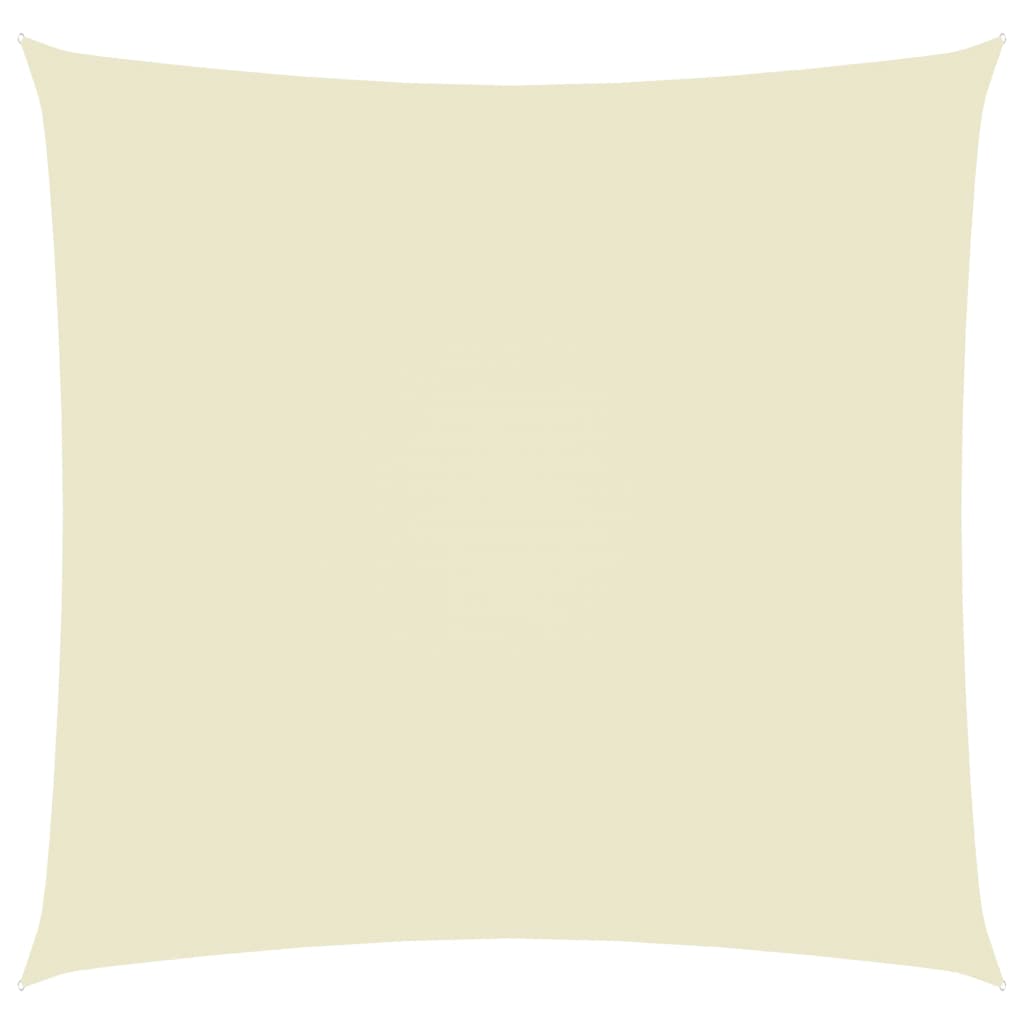 Berkfield Sunshade Sail Oxford Fabric Square 5x5 m Cream