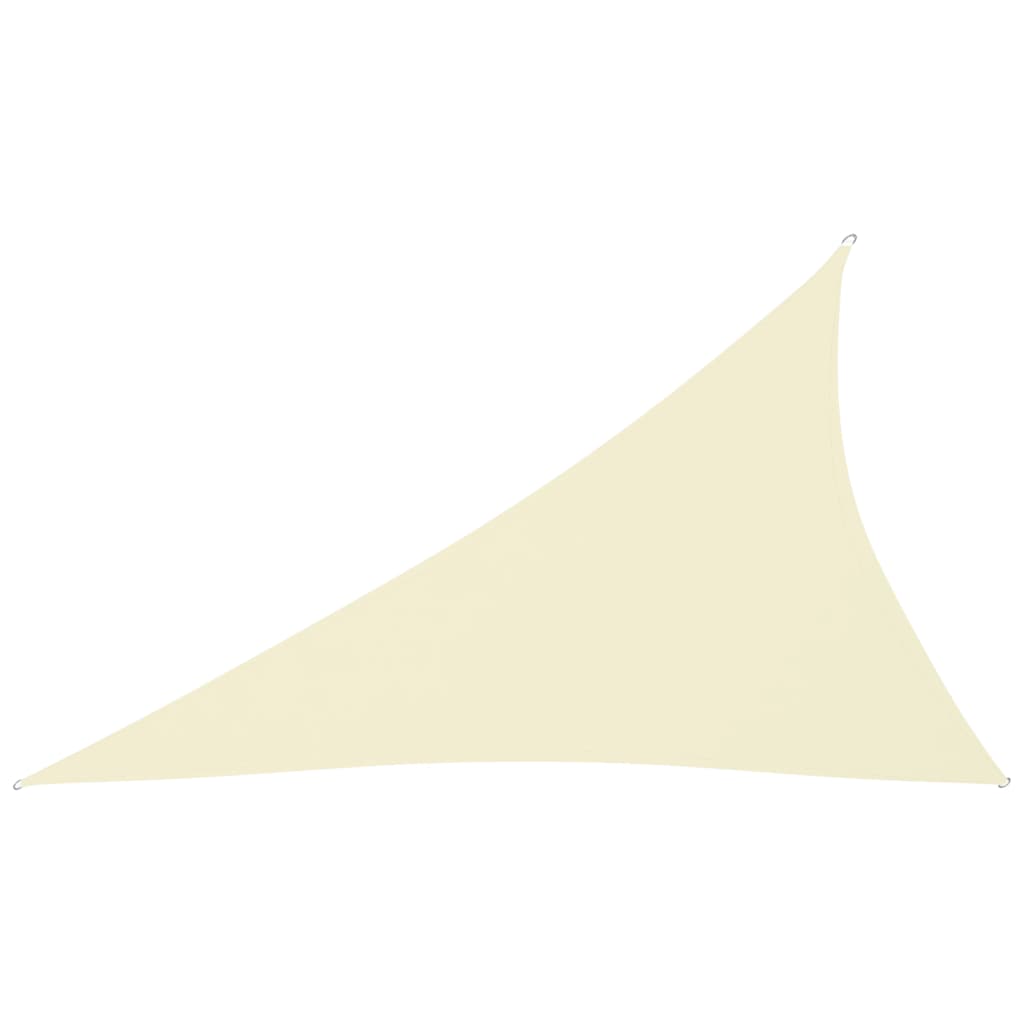 Berkfield Sunshade Sail Oxford Fabric Triangular 3x4x5 m Cream