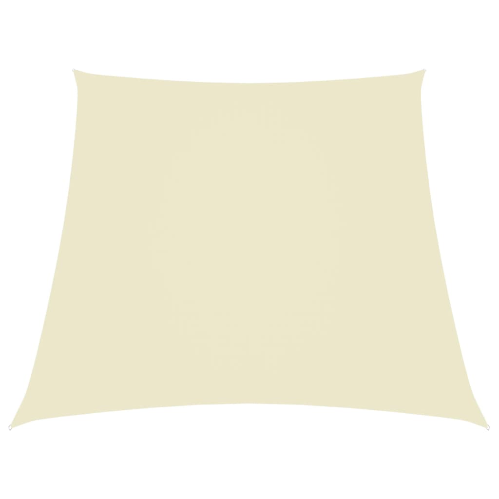 Berkfield Sunshade Sail Oxford Fabric Trapezium 2/4x3 m Cream