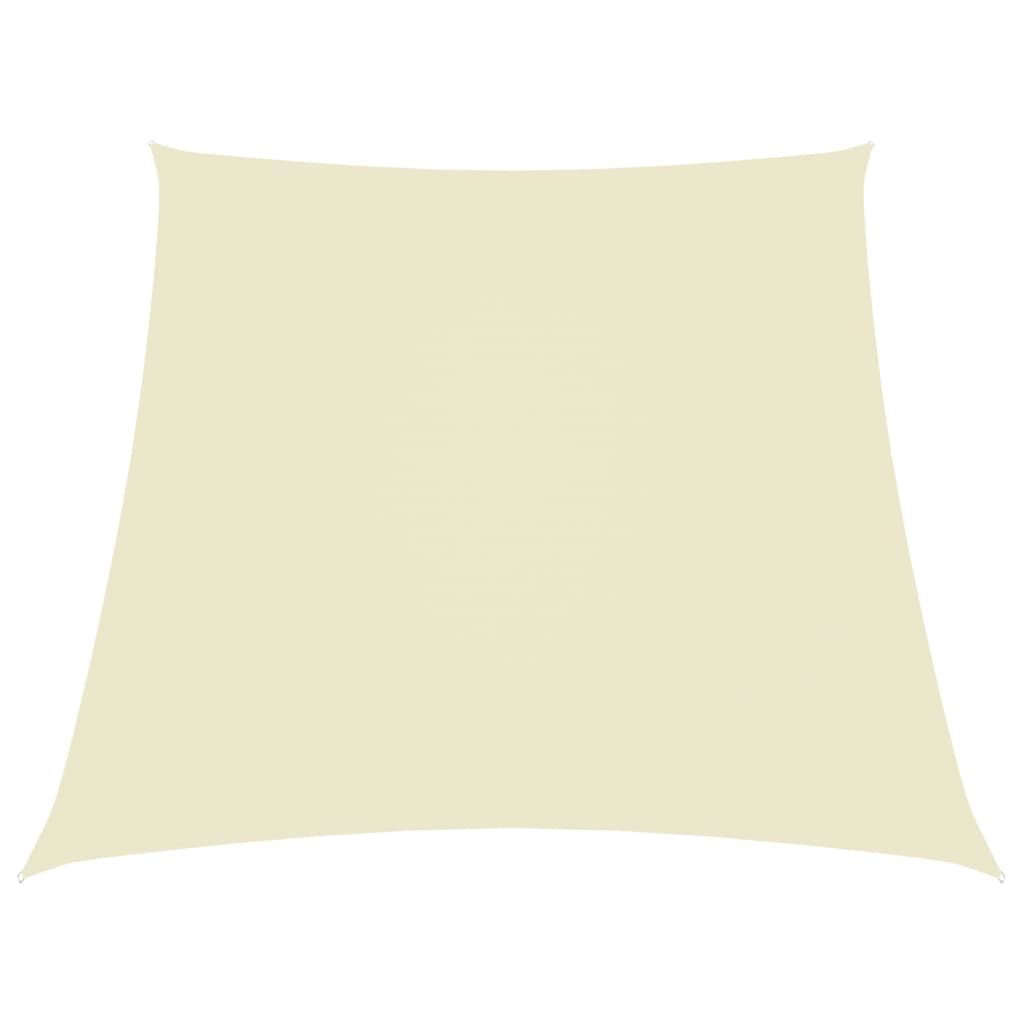 Berkfield Sunshade Sail Oxford Fabric Trapezium 3/5x4 m Cream