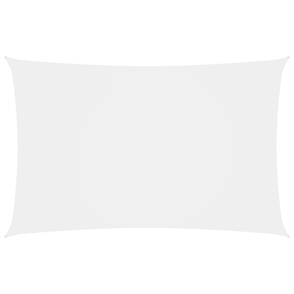 Berkfield Sunshade Sail Oxford Fabric Rectangular 2.5x5 m White