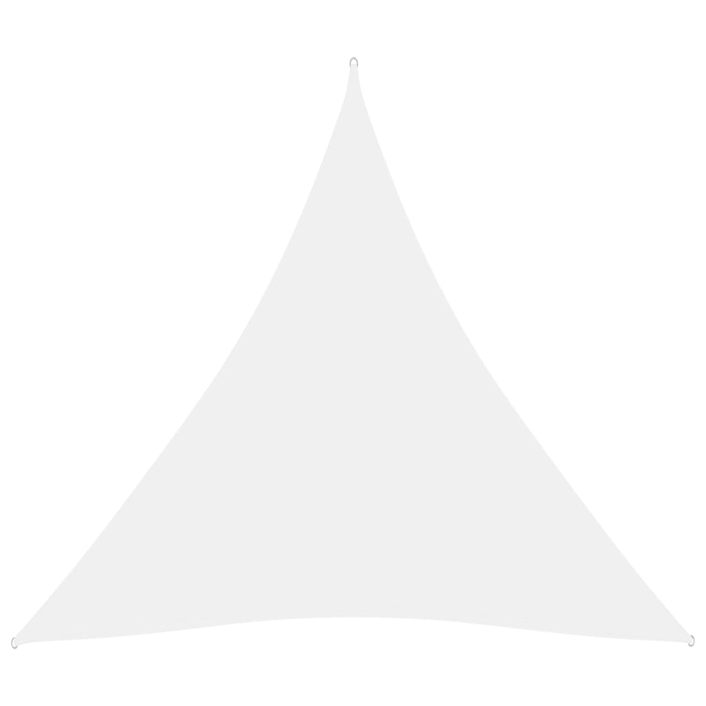 Berkfield Sunshade Sail Oxford Fabric Triangular 3x3x3 m White