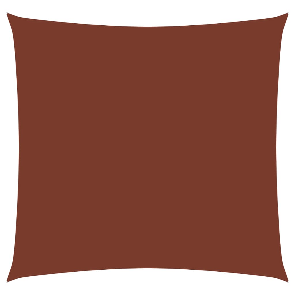Berkfield Sunshade Sail Oxford Fabric Square 4x4 m Terracotta
