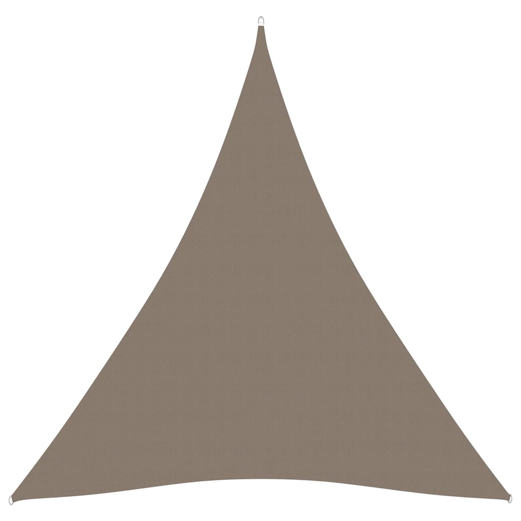 Berkfield Sunshade Sail Oxford Fabric Triangular 3x3x3 m Taupe