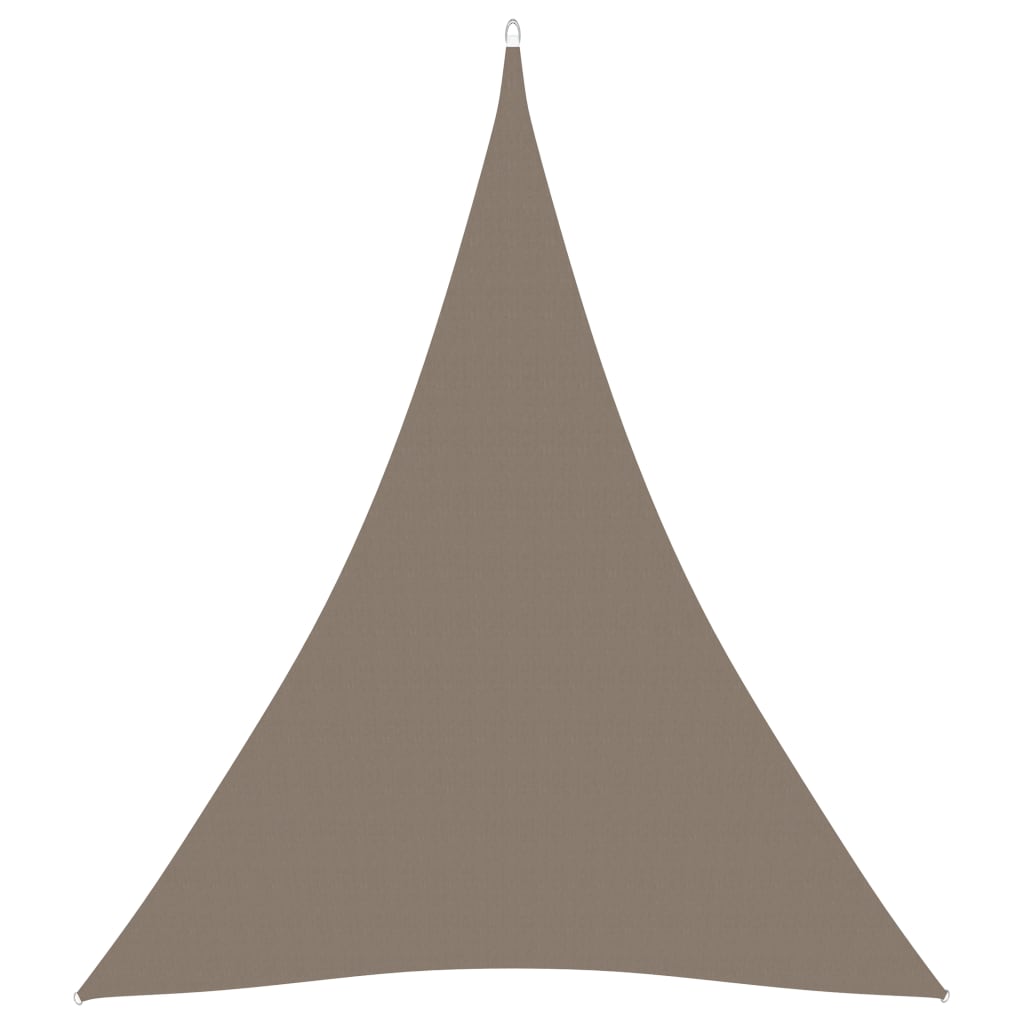 Berkfield Sunshade Sail Oxford Fabric Triangular 3x4x4 m Taupe