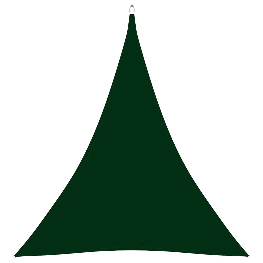 Berkfield Sunshade Sail Oxford Fabric Triangular 4x5x5 m Dark Green
