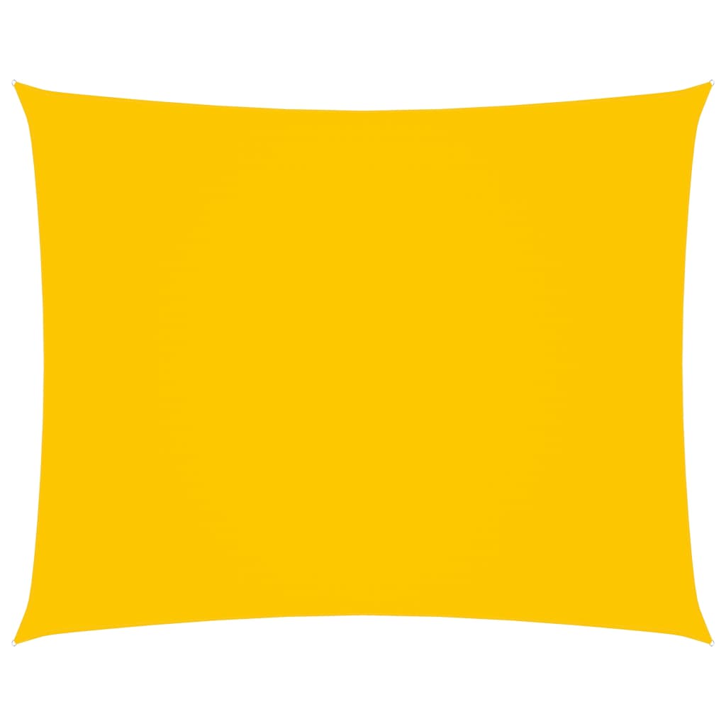 Berkfield Sunshade Sail Oxford Fabric Rectangular 3.5x4.5 m Yellow