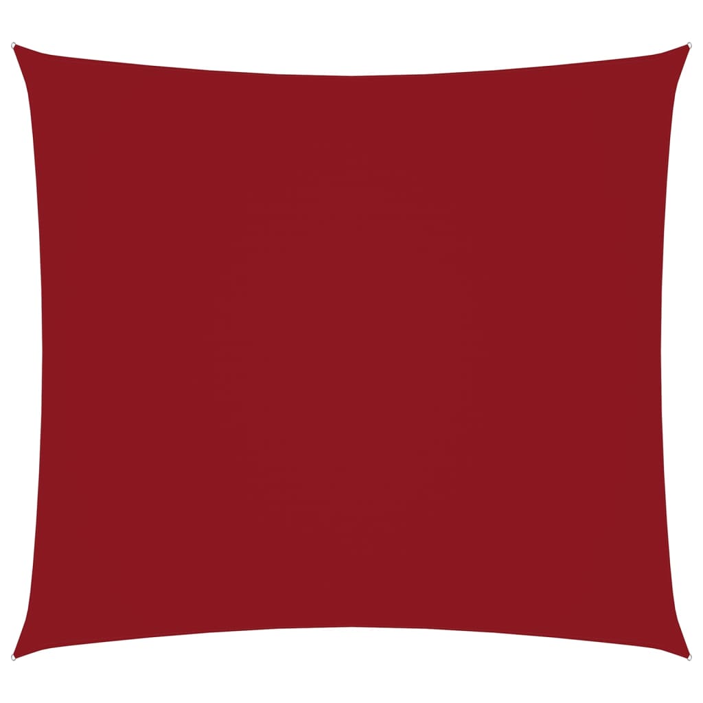 Berkfield Sunshade Sail Oxford Fabric Square 4.5x4.5 m Red