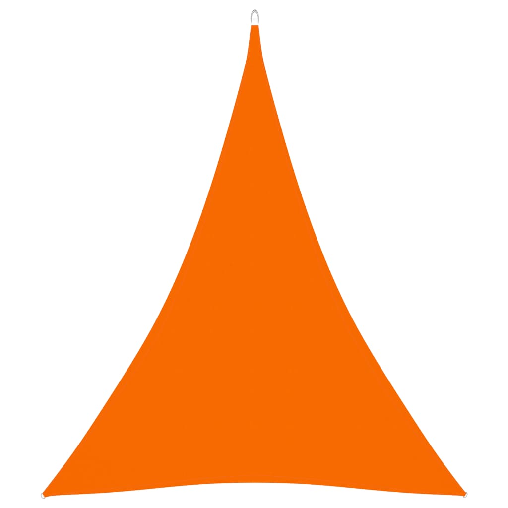 Berkfield Sunshade Sail Oxford Fabric Triangular 5x6x6 m Orange