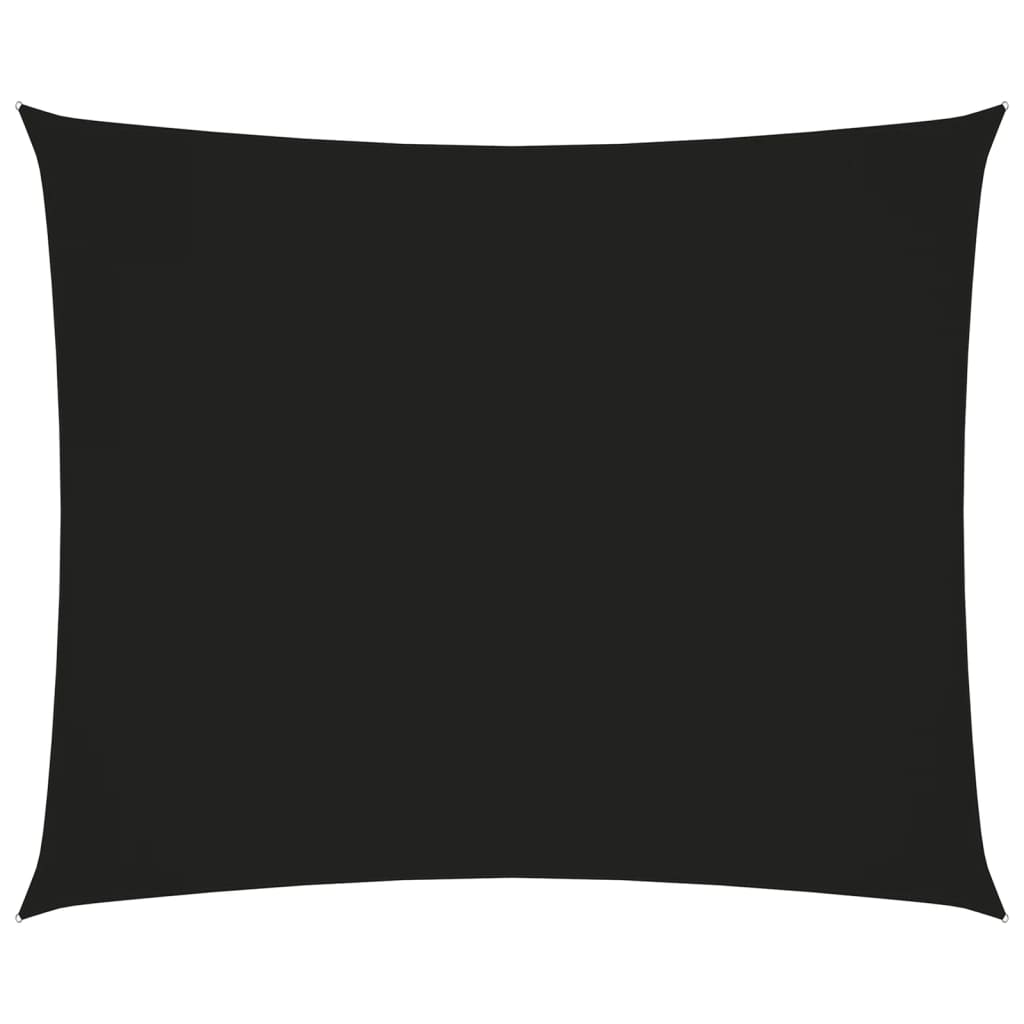 Berkfield Sunshade Sail Oxford Fabric Rectangular 3.5x4.5 m Black