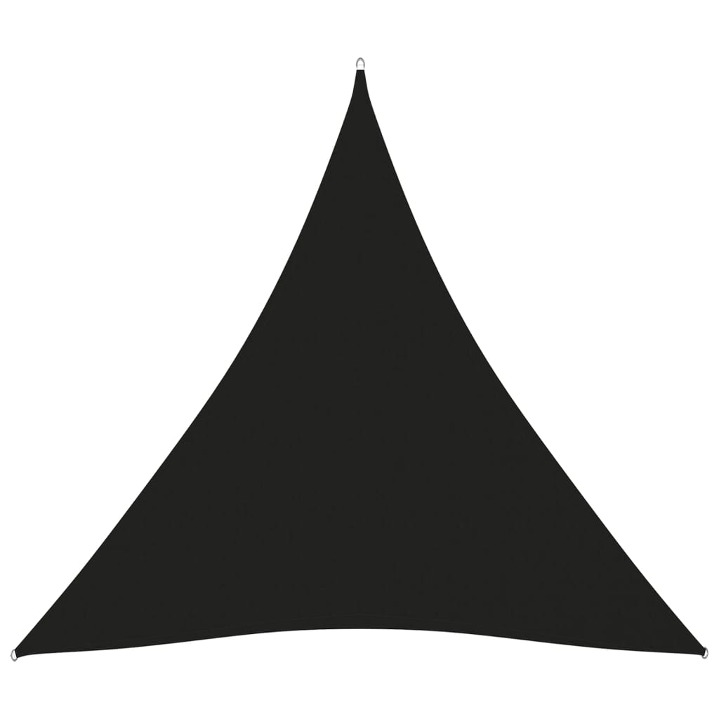 Berkfield Sunshade Sail Oxford Fabric Triangular 5x5x5 m Black