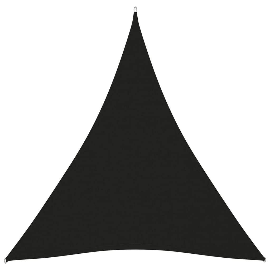 Berkfield Sunshade Sail Oxford Fabric Triangular 5x7x7 m Black