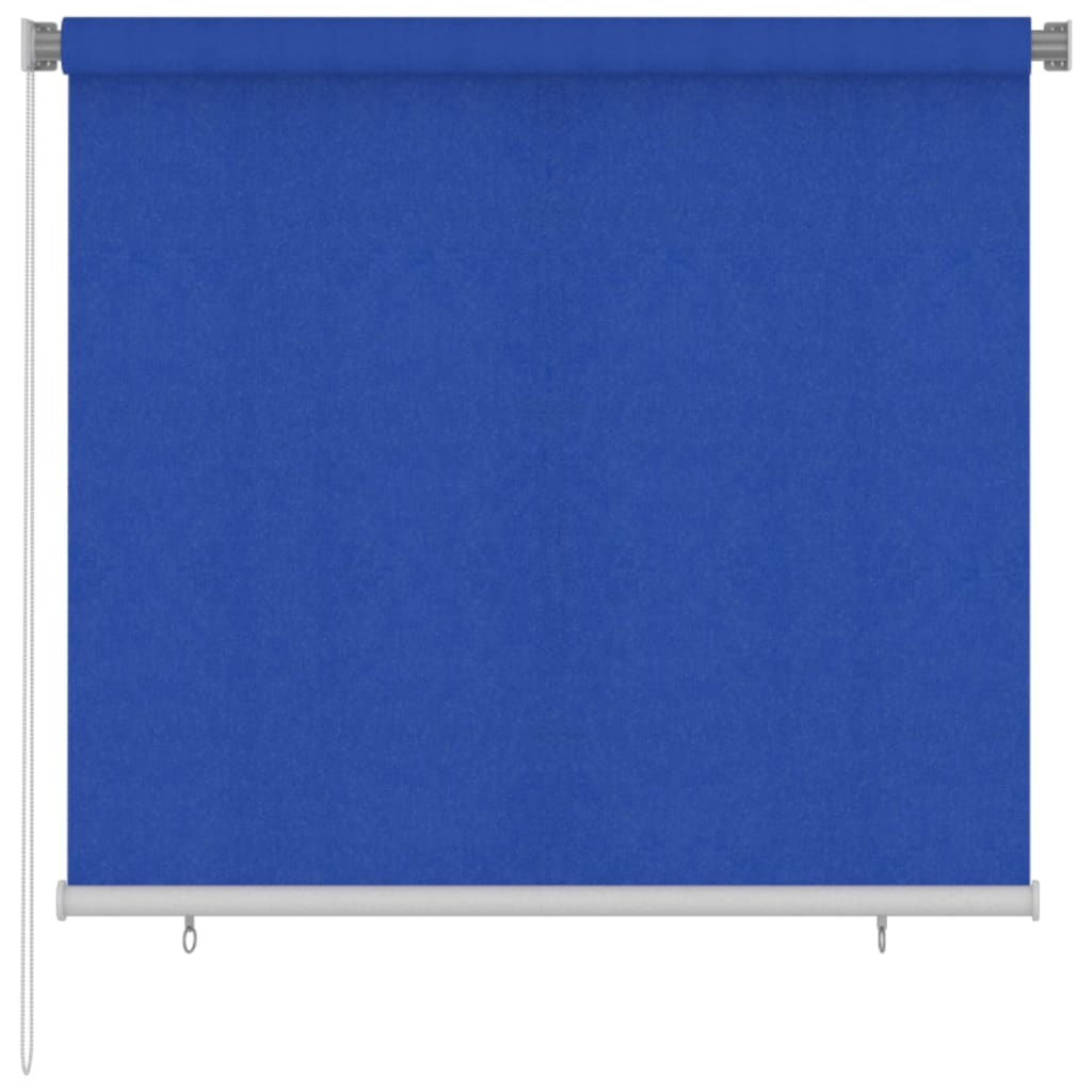 Berkfield Outdoor Roller Blind 160 x 140 cm Blue HDPE
