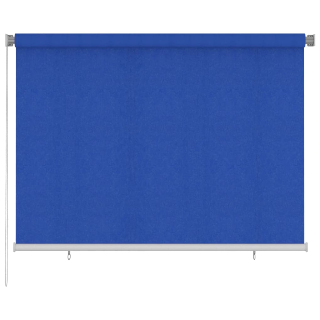 Berkfield Outdoor Roller Blind 200x140 cm Blue HDPE