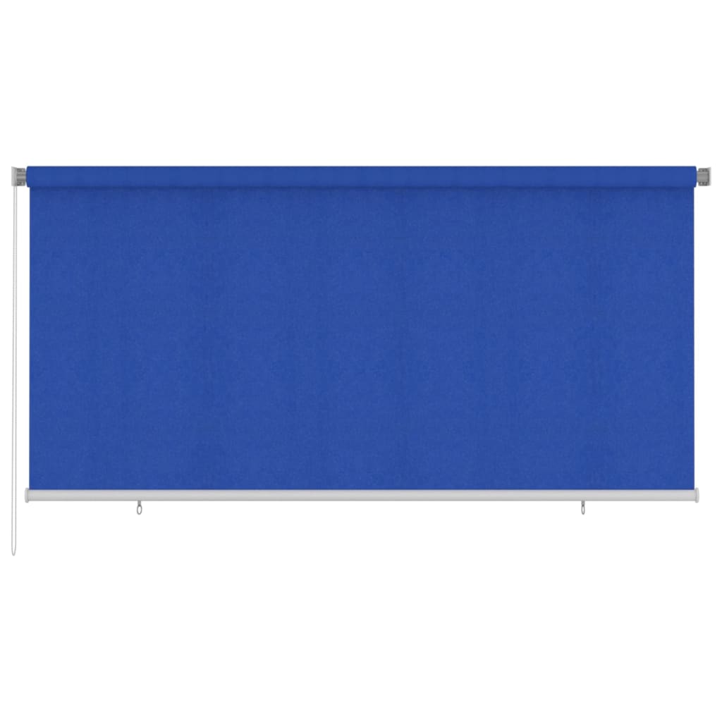 Berkfield Outdoor Roller Blind 300x140 cm Blue HDPE