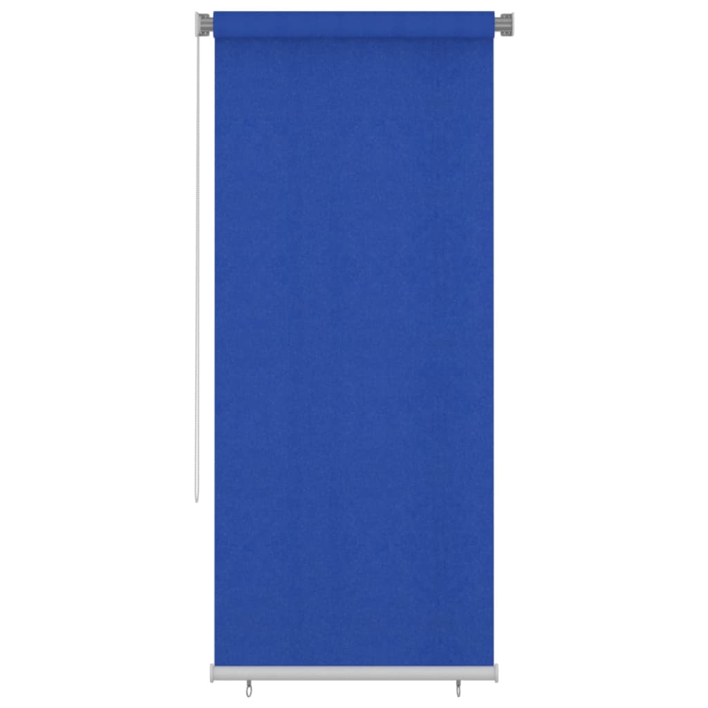 Berkfield Outdoor Roller Blind 100x230 cm Blue HDPE
