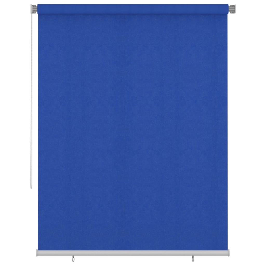 Berkfield Outdoor Roller Blind 180x230 cm Blue HDPE