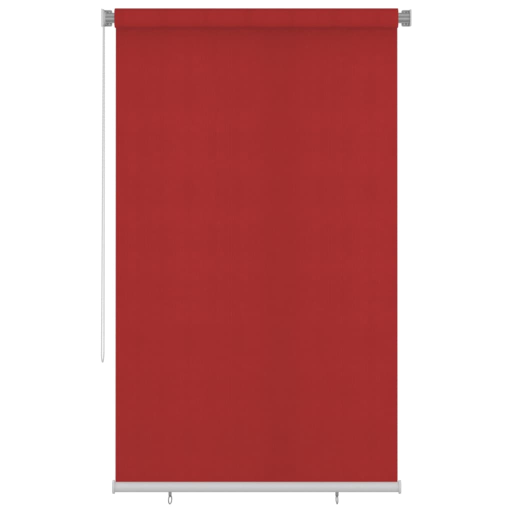 Berkfield Outdoor Roller Blind 140x230 cm Red HDPE