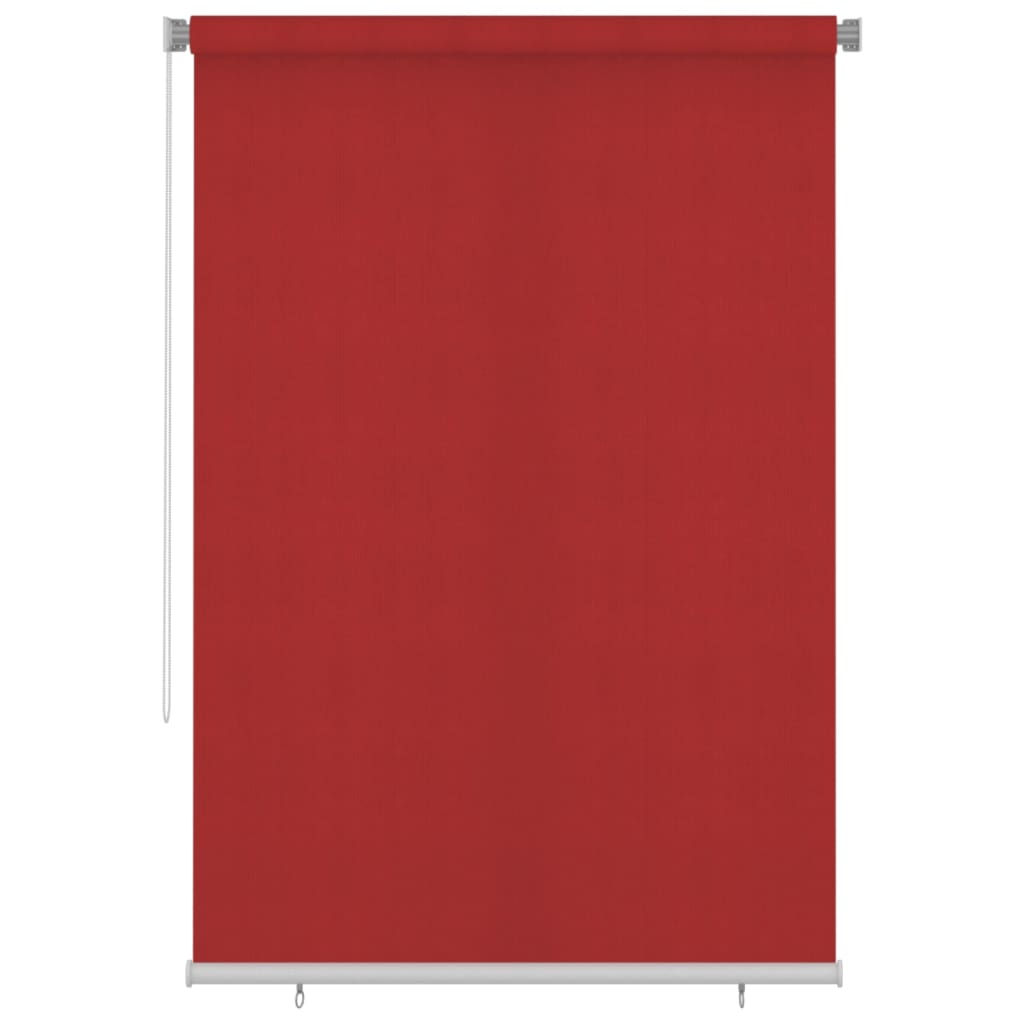 Berkfield Outdoor Roller Blind 160x230 cm Red HDPE