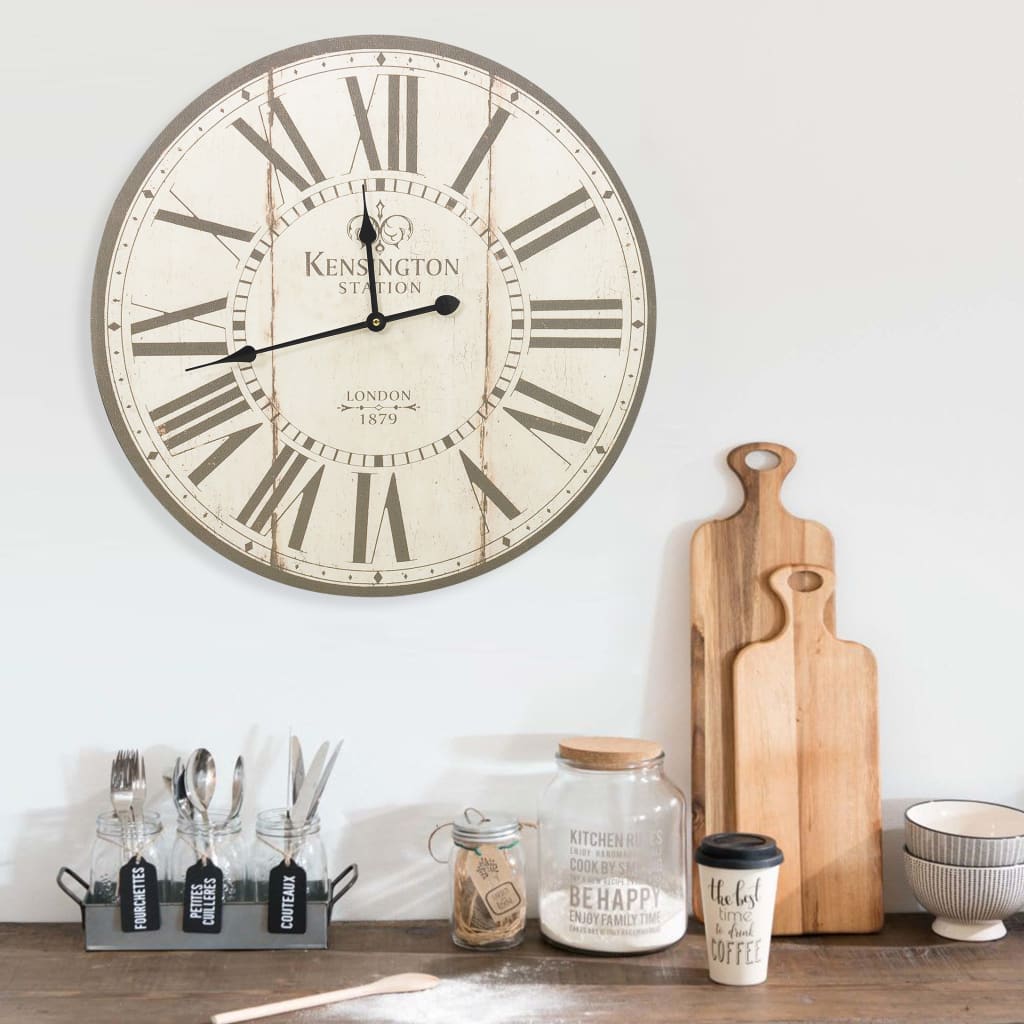 Berkfield Vintage Wall Clock London 60 cm