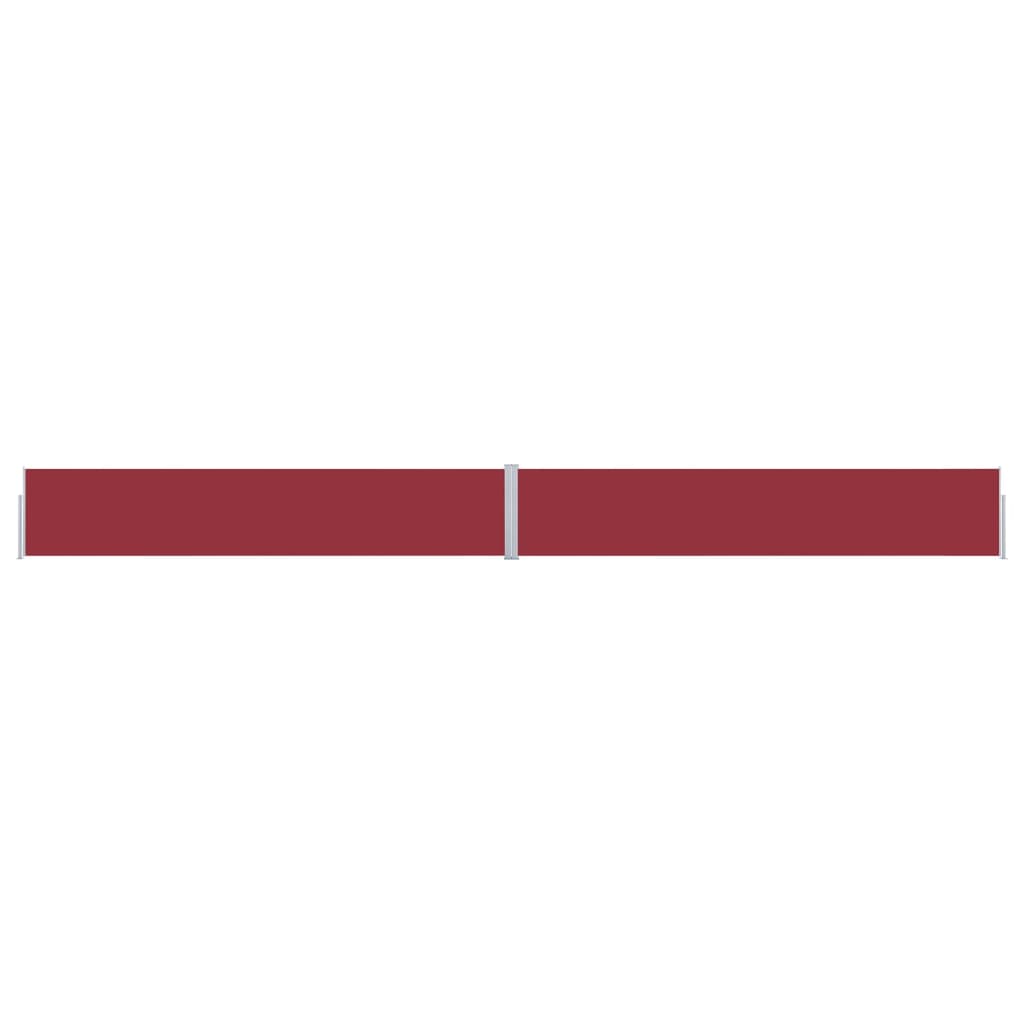 Berkfield Patio Retractable Side Awning 170x1200 cm Red