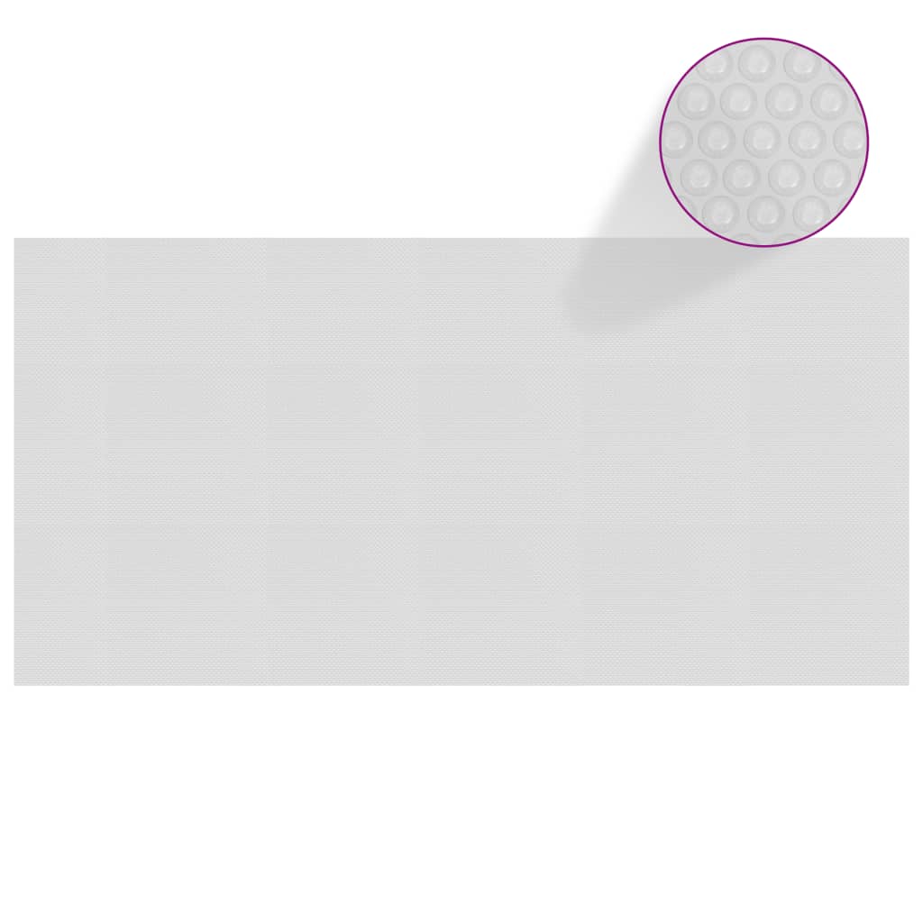 Berkfield Floating PE Solar Pool Film 400x200 cm Grey