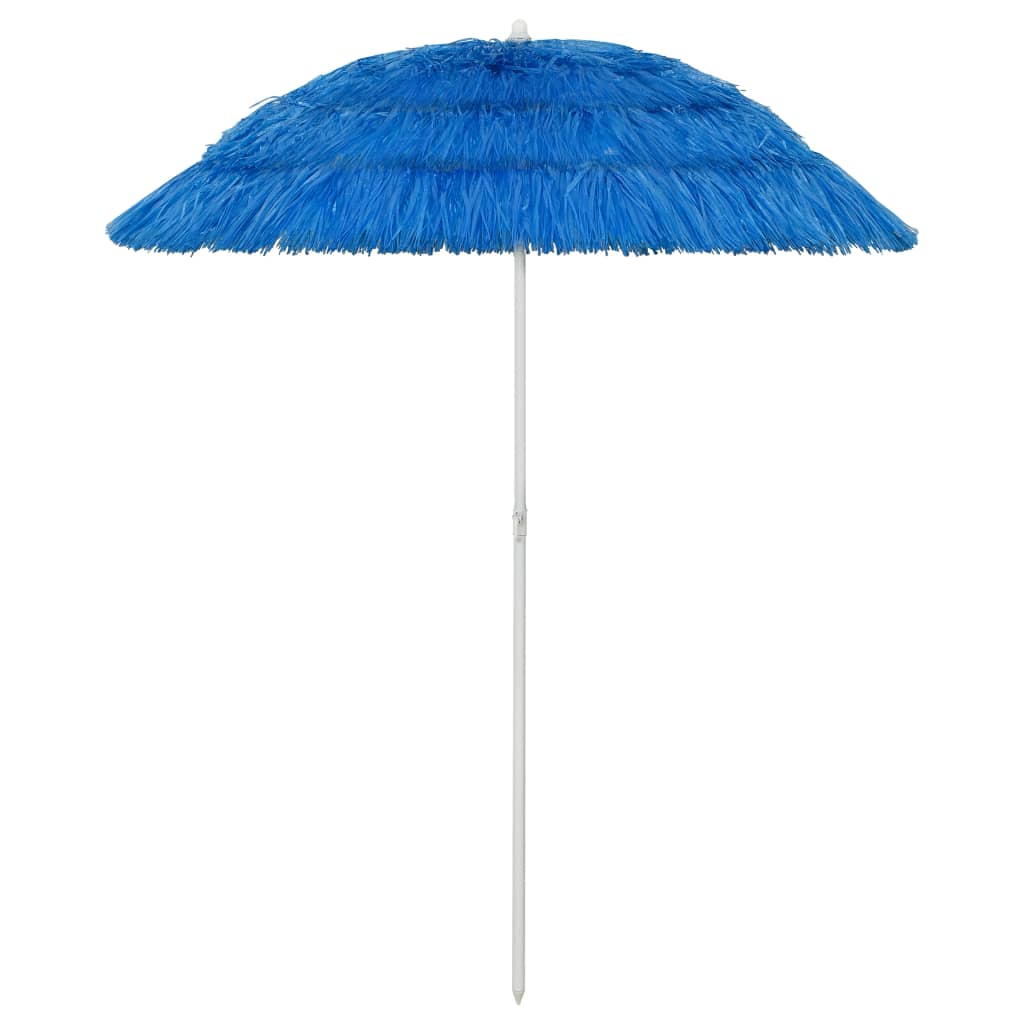 Berkfield Hawaii Beach Umbrella Blue 180 cm