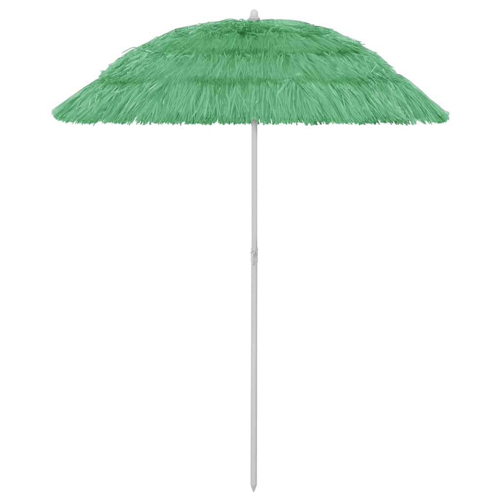 Berkfield Hawaii Beach Umbrella Green 180 cm